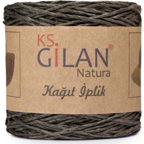 Gilan Natura Paper Rope Anthracite (dark Gray) Color 1 Pcs