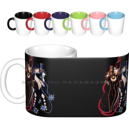Bayonetta-Umbra Witch-B Ceramic Mugs Coffee Cups Milk Tea Mug Bayonetta Bayonetta Umbra Witch Umbra Playstation Wii U Platinum