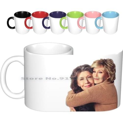 Grace And Frankie Hug Ceramic Mugs Coffee Cups Milk Tea Mug Brianna Grace And Frankie Lily Tomlin Grace Hanson Jane Fonda