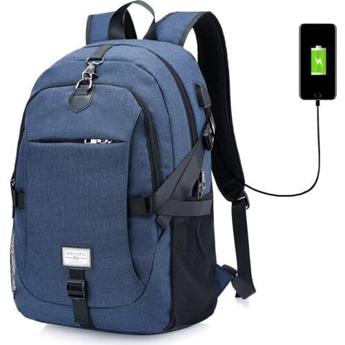 Multifunction USB charging Men Laptop Backpacks For Teenager Fashion Male Mochila Leisure Travel backpack Women Bag