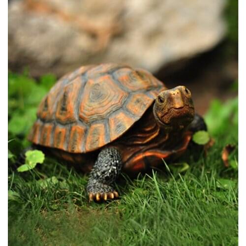 Cute Resin Tortoise Statue Outdoor Garden Pond Store Bonsai Decorative Animal Sculpture For Home Garden Decor Ornament