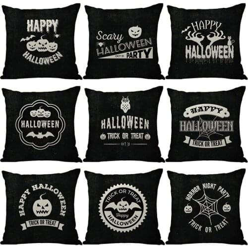Home Decoration Halloween Pillowcase Cushion Set Pumpkin Pillow Case Fall Decorations For Home Pumpkin