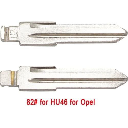 10pcs/LOT KEYDIY Universal Remotes Flip Blade 82#, HU46 for Opel, for Buick,for Chevrolet