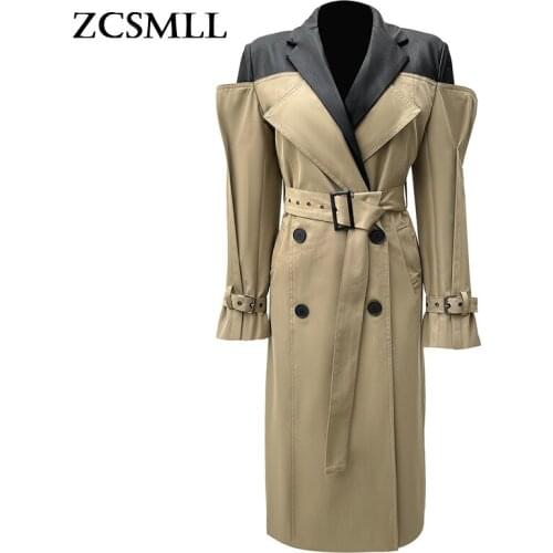 ZCSMLL Women's Leather Raincoats China