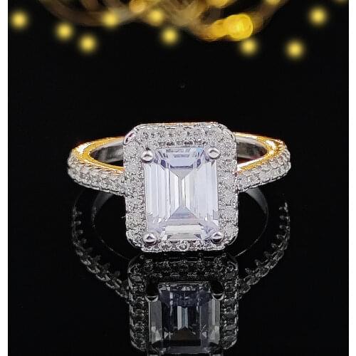 2021 new christmas 925 Sterling Silver Ring Finger for Women Jewelry Wholesales Wedding Engagement Ring personalized LR1997S