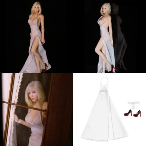 1:6 Dress & Underwear & High Heel Shoes for 12" BBI DML DID Female Soldier