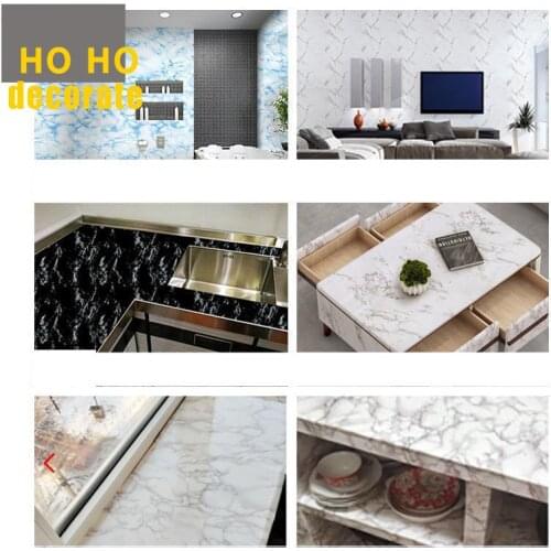10M Marble Wallpaper Self-adhesive Waterproof and Heat-resistant Kitchen Drawer Table and Countertop Furniture Peel and Stick
