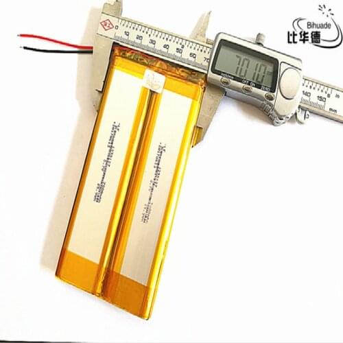 2pcs/lot 1270130 3.7 V Lithium Polymer Battery 14000 Mah Diy Mobile Emergency Power Charging