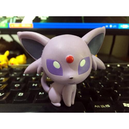 Genuine Pokemon Espeon with Big Head Action Figure Model Toys
