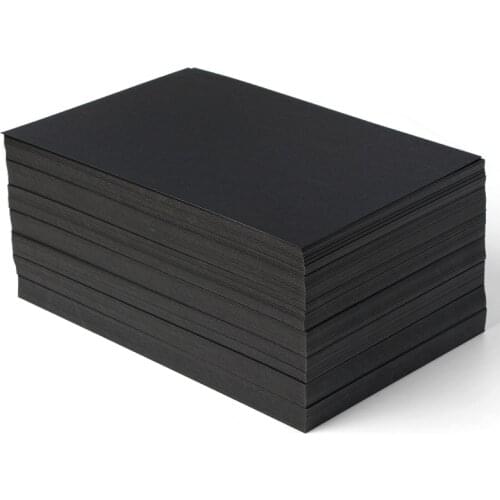 Hard Card A3 Black Cardboard Paper DIY Painting Paperboard 120gsm-300gsm