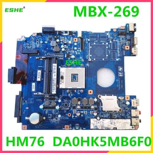 For Sony SVE151 MBX-269 Laptop Motherboard DA0HK5MB6F0 REV : F A1876097A 1892852A HM76 DDR3 MBX-269 SVE151 PC Mainboard