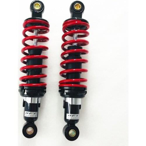 230mm Motorcycle Universal Air Bumpers For Honda Suzuki Yamaha Kawasaki ATV Go Kart Quad Dirt Red Sports Motorcycle silver