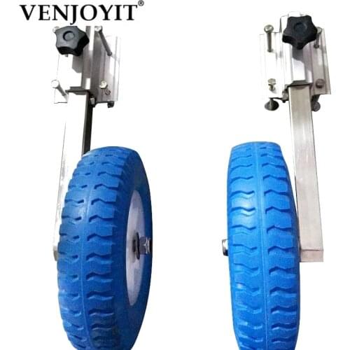 Newest Stainless Steel Boat Transom Launching Wheel For Inflatable Boat Kayak Dinghy Yacht Raft Trolley Kayak Accessories