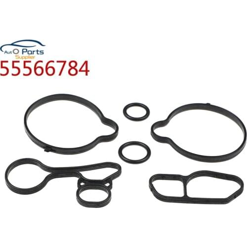 New 55566784 Oil Cooler Seals Kit For Holden JH 1.4L A14NET Turbo Barina TM MJ 1.4L Trax TJ 55565338 55565388
