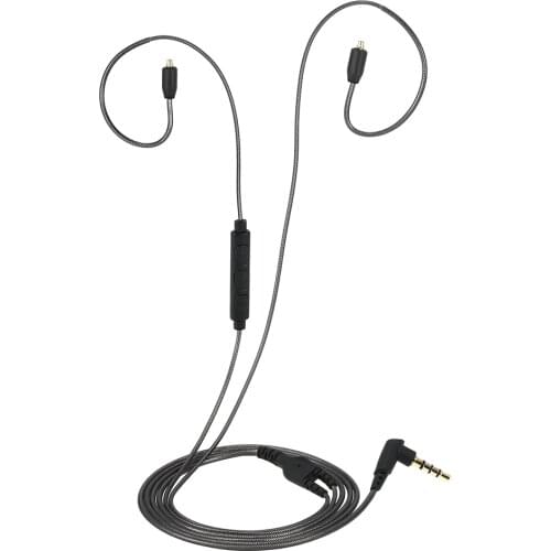 Upgrade MMCX Cable with Mic for Shure SE215 SE315 SE425 SE535 SE846 UE900 Earphone Headphone Detachable Replacement Cable