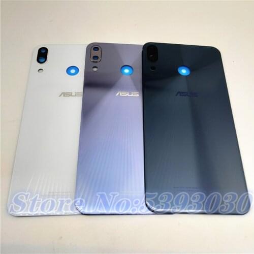 Original For Asus Zenfone 5 2018 ZE620KL 5Z ZS620KL Back Battery Cover Housing Panel Repair Glass With Camera Glass