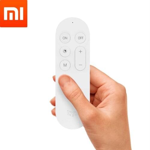 Original Xiaomi Smart Home Remote Control Transmitter 6 Buttons Adjust Light for Yeelight Smart LED Ceiling Light Lamp