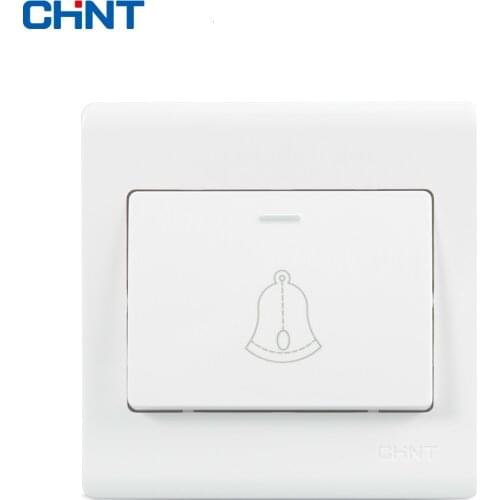 CHNT Switch Socket NEW7D Doorbell Switch Panel Doorbell Switch Surface