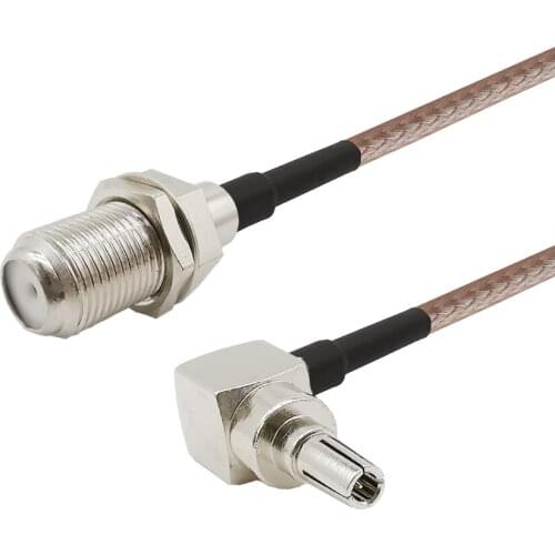 RF Pigtail Wire F Type Female Jack to CRC9 Male Plug Right Angle Crimp RG316 Pigtail Cable CRC9-F Type Plug Jack for HUAWEI Mode