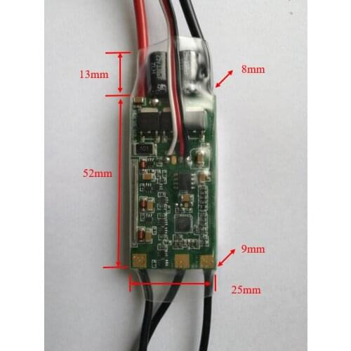 Adjustable Sensitivity 40A 3s Two-way Brushless Motor ESC for Remote Operated Vehicle Autonomous Underwater Vehicle Accessories