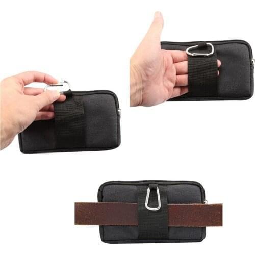Belt Horizontal Multi-Purpose with 2 Zip Compartments for Redmi Note 8 Pro (2019)