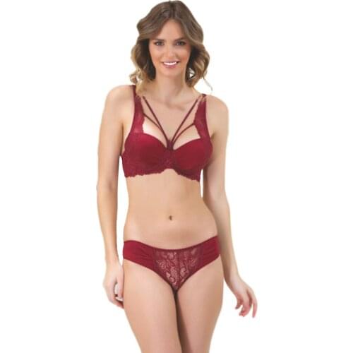Trend Fashion Lace And Hose Detailed Bra Panty Set Lingerie Set нижнее белье женское, белье женское, bra, комплект нижнего белья