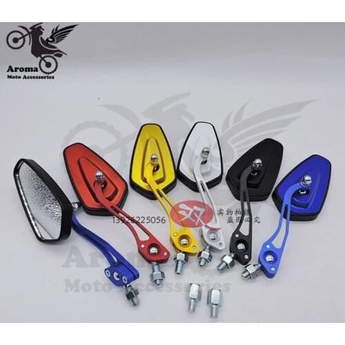 Triangle motorcycle mirrors motorbike rearview mirror motocross ATV Off-road moto rear view mirror dirt pit bike modification