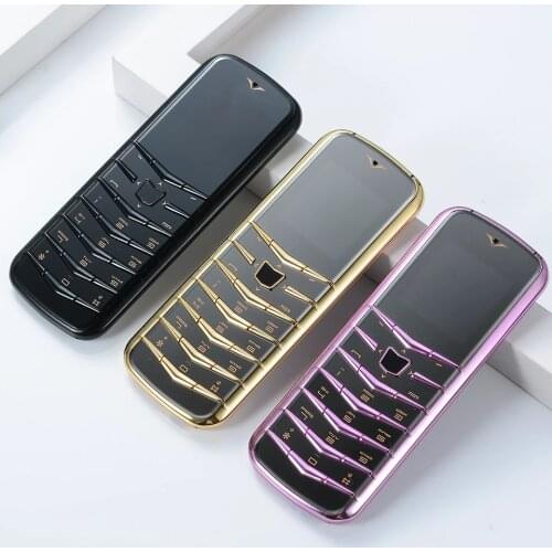 V03 Luxury Bar Unlock Dual Sim phone Mini thin cell phone Metal Body BT Dial Super Signal GSM MP3 FM phone Russian shock