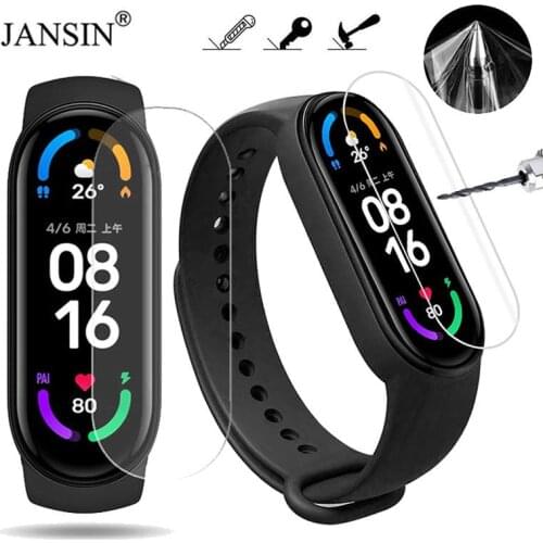 3D Screen Protector For Xiaomi Mi band 6 5 Film Full Soft TPU Screen Protection Watch Film For Xiaomi mi Band 6 5 4 Accessories
