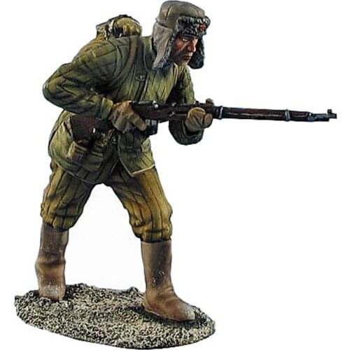1/35 Russian infantry, Resin Model Soldier GK, Subject of World War II, Unassembled and unpainted kit