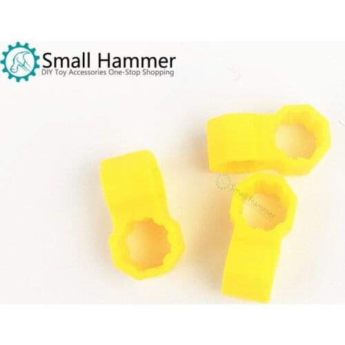10pcs 9*9*18mm yellow turn octagonal double turn octagonal octagonal accessories
