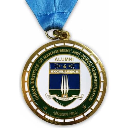 Antique Copper Plated Soft Enamel School Sports Meeting Medals