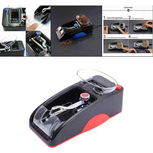 Household Automatic Cigarette Rolling Machine Electric Tobacco Injector Roller Portable