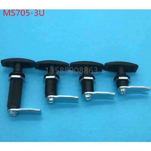 Black MS705 T shape Handle lock,equipment Telescopic door locks,Telescopic switch,Industrial cabinet lock