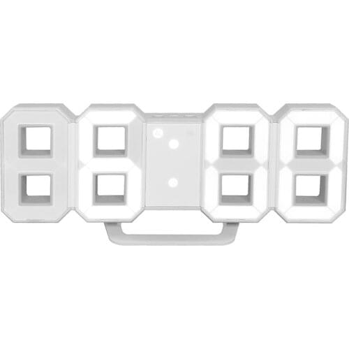 3D Digital Table Clock Wall Clock With Nightlight Led Display Alarm Clock For Home Office