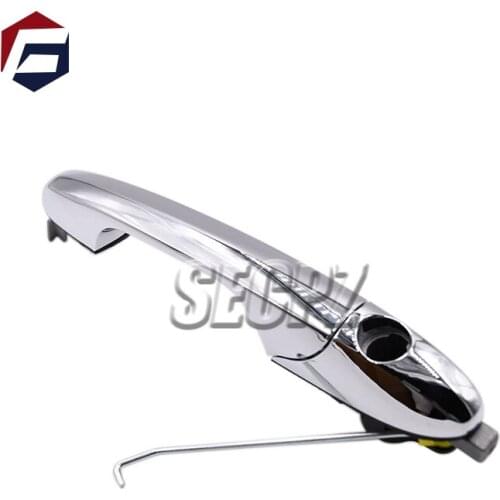 Chrome Plated Car Exterior Door Handle Comfort Left or Right For Fiat 500 C 312 2007 2008 2009