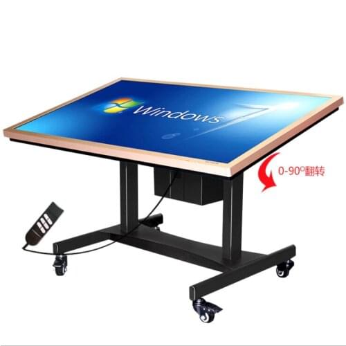 ZR-680 electric lifting and 90 degree turnover mobile bracket 46-75 inch LCD TV bracket