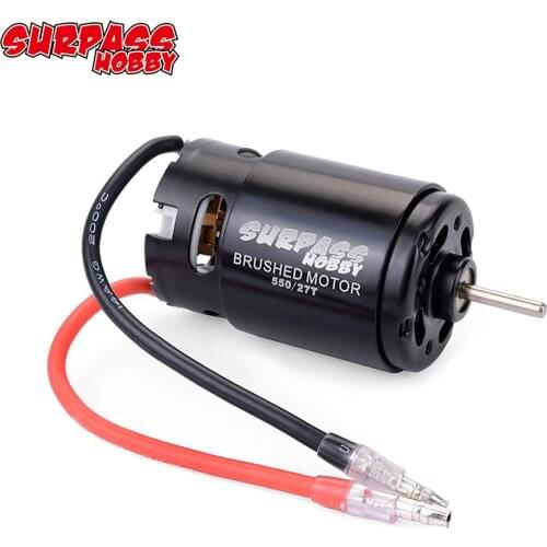 Hot Sale SURPASS HOBBY 550 Brushed Motor 12T 21T 27T 35T Motor for HSP HPI Kyosho TRAXXAS Wltoys 1/10 Crawler Off-road RC Car