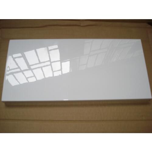 Free design customized kitchen cabinet door panel samplespray painted high gross lacquer white