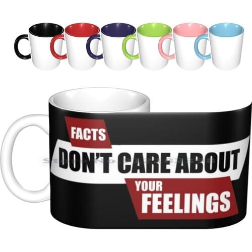 Facts Don't Care About Your Feelings-Ben Shapiro Show Ceramic Mugs Coffee Cups Milk Tea Mug Ben Shapiro Daily Wire Conservative