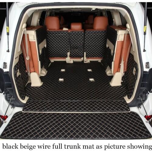 Car Trunk Mat Cargo Liner for Toyota Land Cruiser 2009 2010 2011 2012 2013 2014 2015 2019 Lc200 200