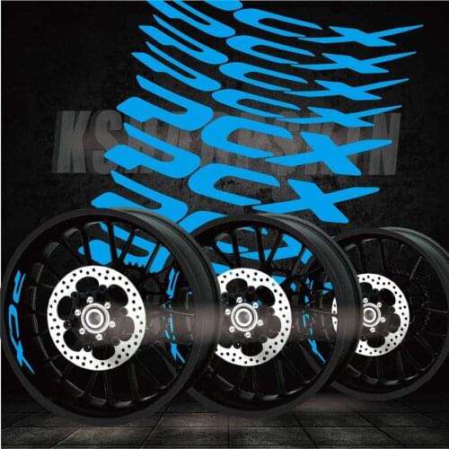 Best selling modified motorcycle personality creative wheel accessories reflective interior side decals for HONDA PCX