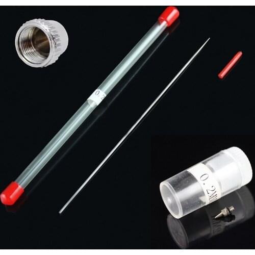 OPHIR Airbrushing Nozzle Needle Nozzle Cap 0.2 mm 0.3 mm 0.5 mm Replacement Set Airbrush Accessories AC096+AC097+AC098