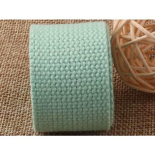 Solid Mint Green Cotton Belt Webbing Keychain Polyester Webbing,Cotton Webbing Key Fob Hardware lanyard webbing-25MM/32mm/38MM