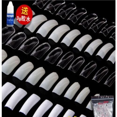 Nail patch French nail patch Transparent color Ivory color Full paste half paste nail patch glue