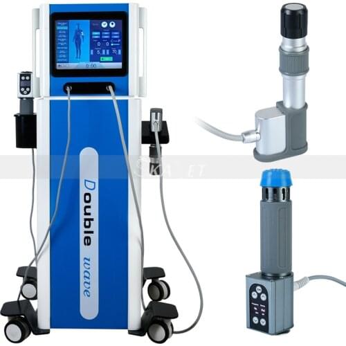 Professional Double Channel ED Treament Cellulite Reduce Pain Relief Extracorporeal Shock Wave Machine with CE Approval