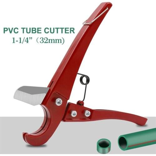 PVC Pipe Cutter 32mm 1-1/4" Scissors Pipe Shear PVC PU PP PE Hose Cutting Hand Tool