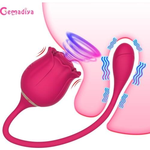 Rose Sucking Vibator Clitoris Sucking Nipple Stimulator Sex Toy 10 Speeds Cunnilingus G Spot Vibrator Adult Sex Toys For Women