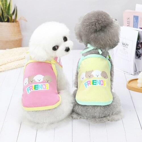 Spring Summer Dog Clothes With Dog Bibs Pets Clothing For Small Dogs Costume Pet Shirt Chihuahua Pet Puppy Clothes Ropa Perro