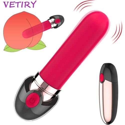 VETIRY Lipstick Dildo Vibrator Vaginal Massager G Spot Clitoris Stimulator Erotic Masturbator Sex Toys for Woman USB Recharge